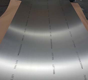 AA7075-T6 aluminum plate