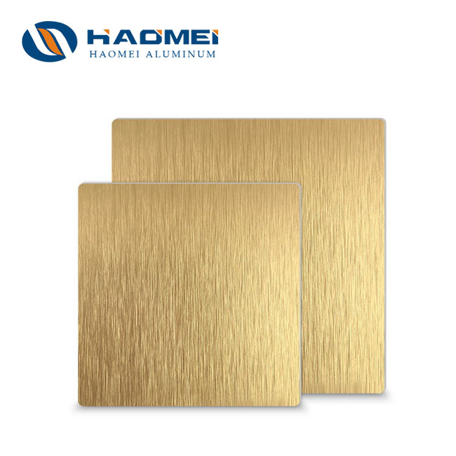 Brushed finish aluminum sheet plate metal for sale
