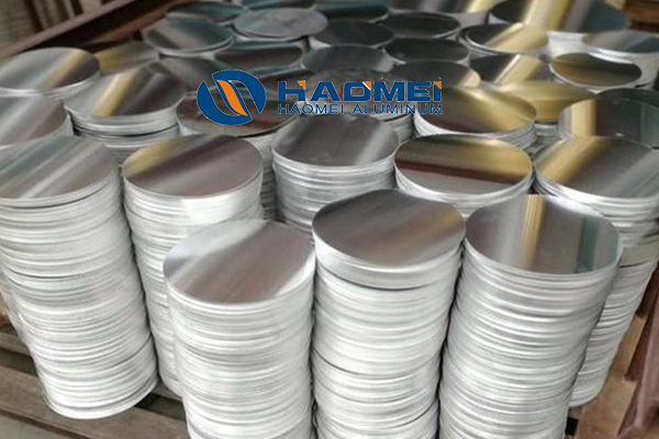 Spinning circle aluminum plates