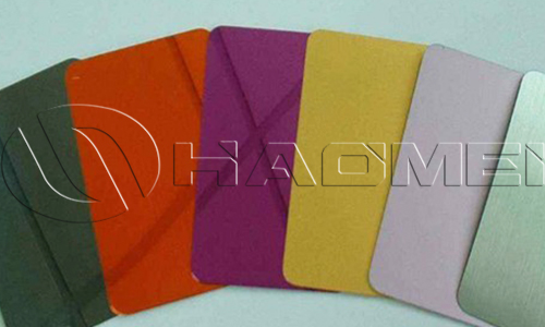 anodized aluminum sheet