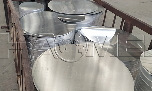 stacked aluminum circles for crafts