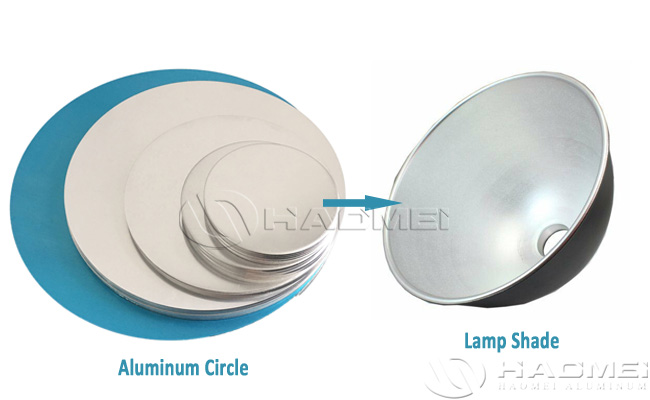 aluminium circle for light shade